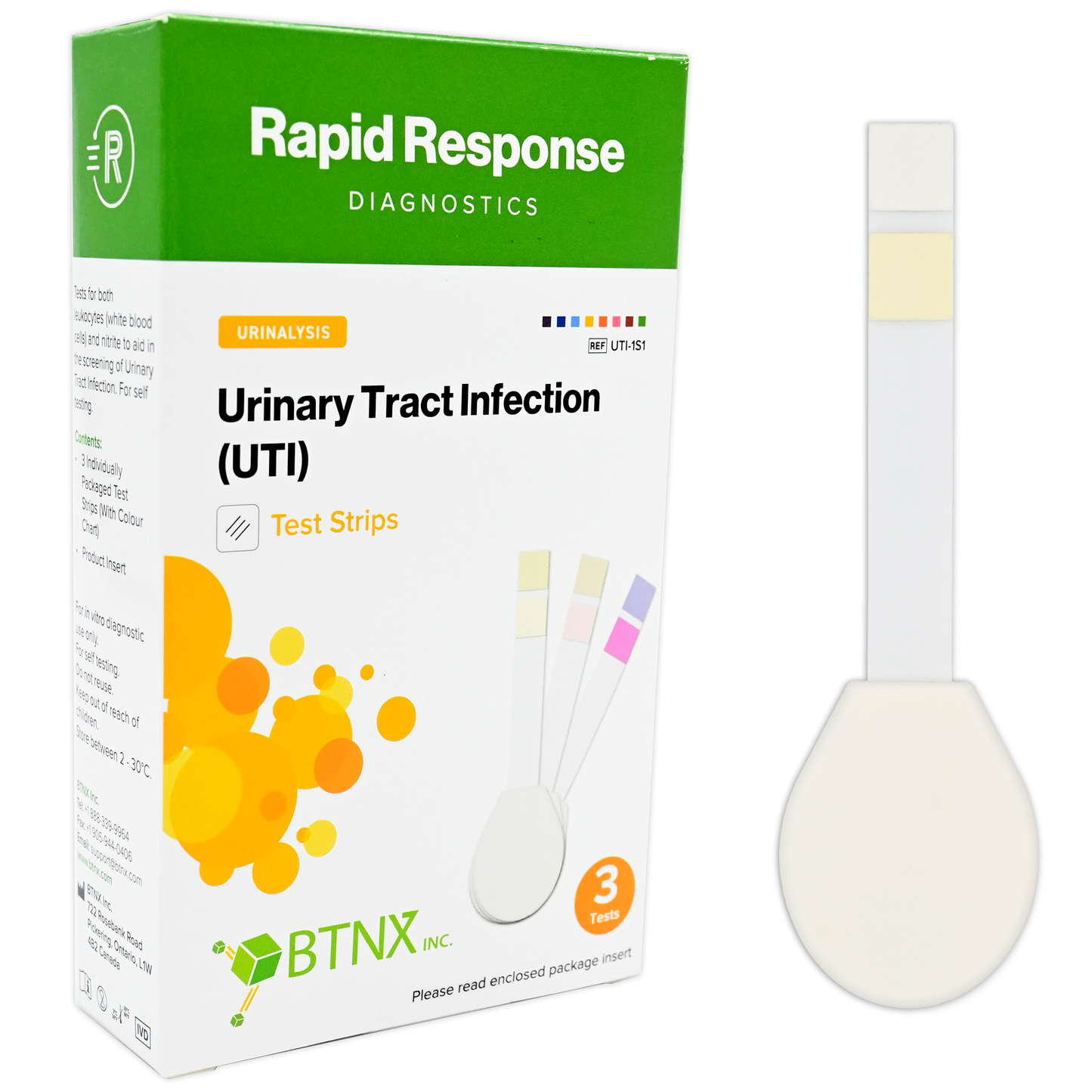 Bandelettes de test pour les infections urinaires