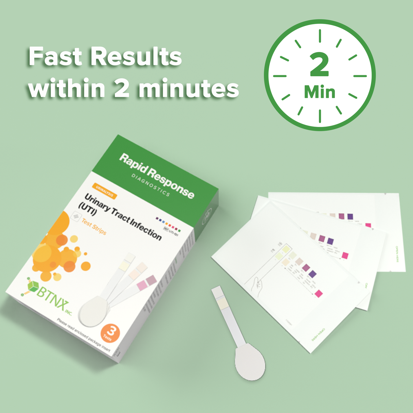 Bandelettes de test pour les infections urinaires