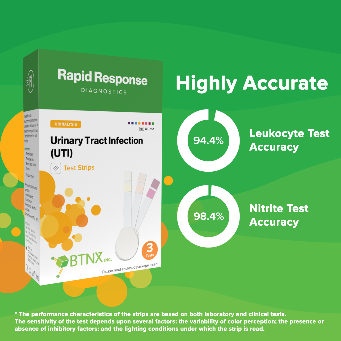 Bandelettes de test pour les infections urinaires
