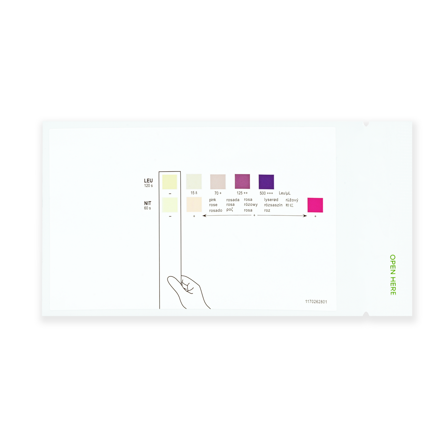 Bandelettes de test pour les infections urinaires